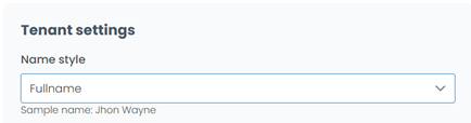 name style